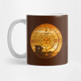 Keys of Atlantis distressed Mug